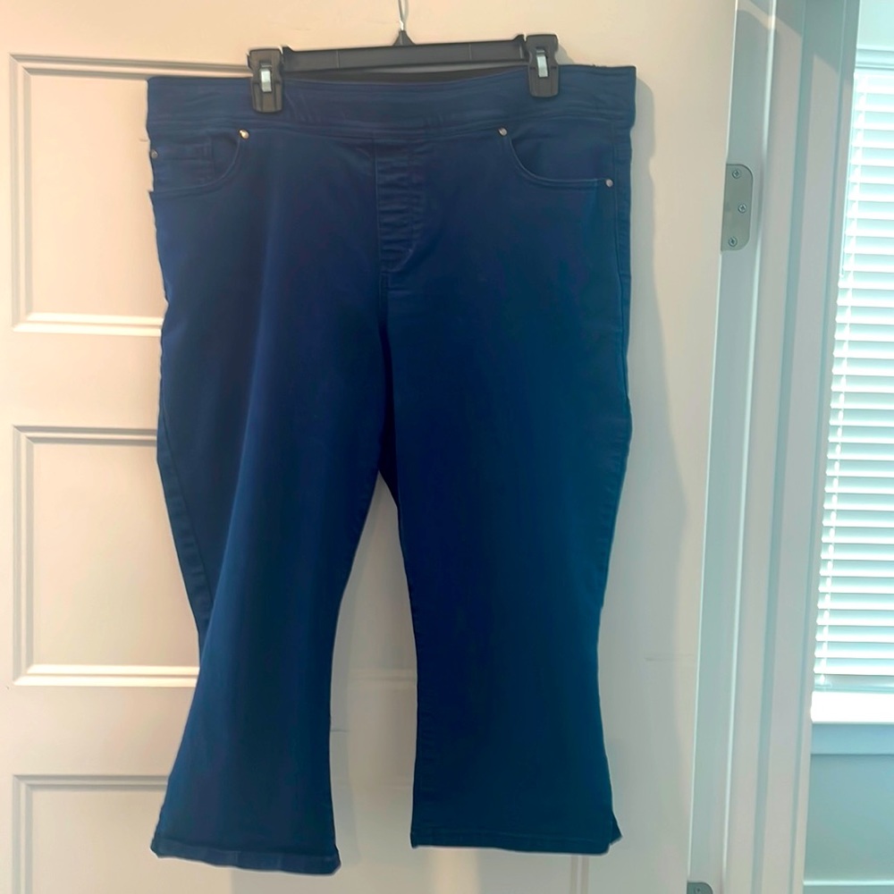Kim Rogers capris, Women’s size 16, blue denim